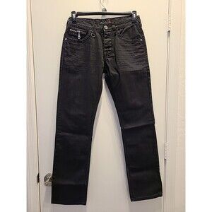 G By Guess Calan Straight Leg Jeans Black Mens Size 30x32 Vintage